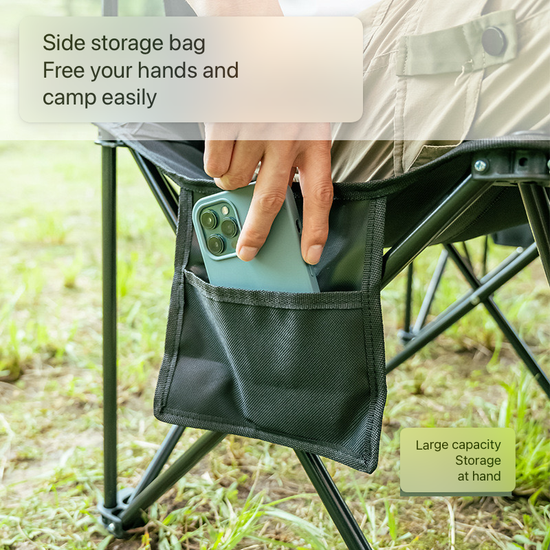 Outdoor Camping Table & 2 Chairs Set