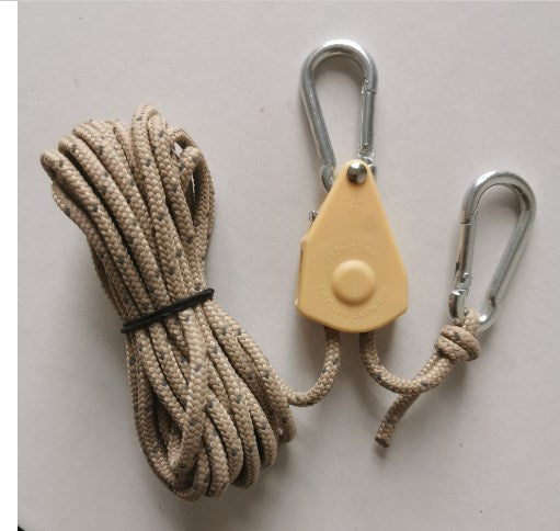 Knot-Free Pulley Tent Guy Rope Kit