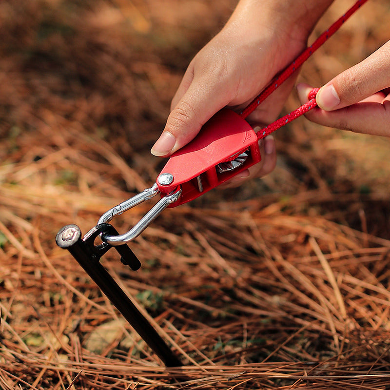 Knot-Free Pulley Tent Guy Rope Kit