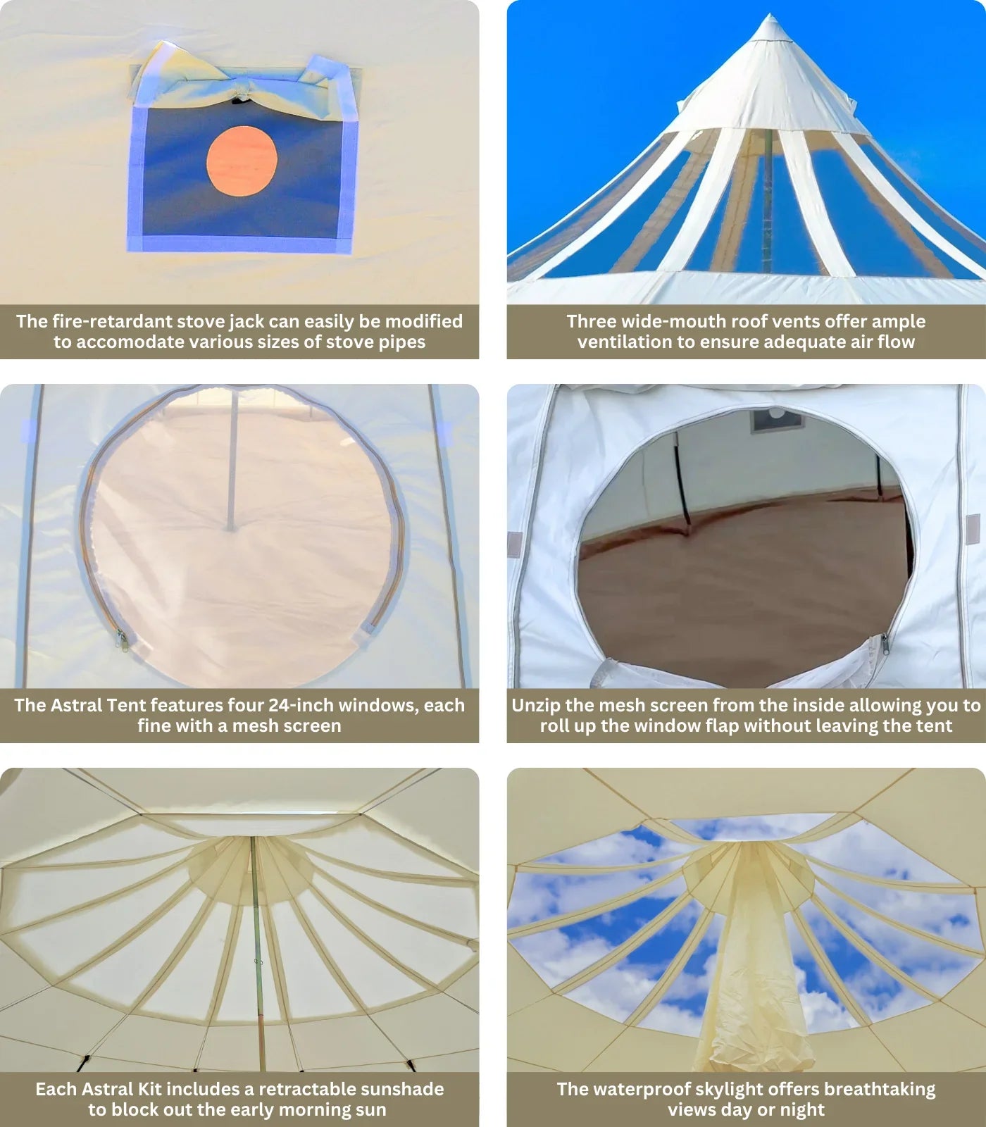 Astral Multi-Size Glamping Tent