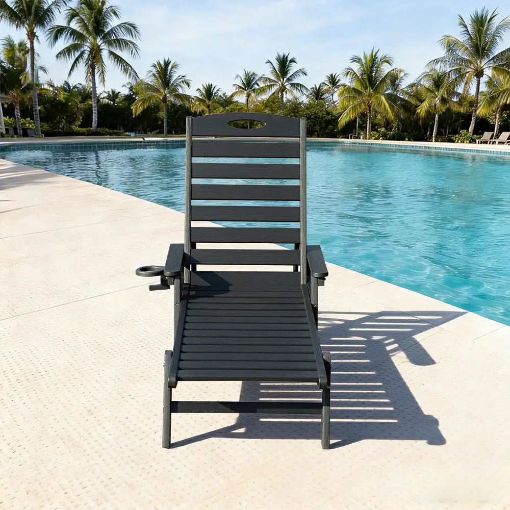 HDPE Patio Chaise Lounge