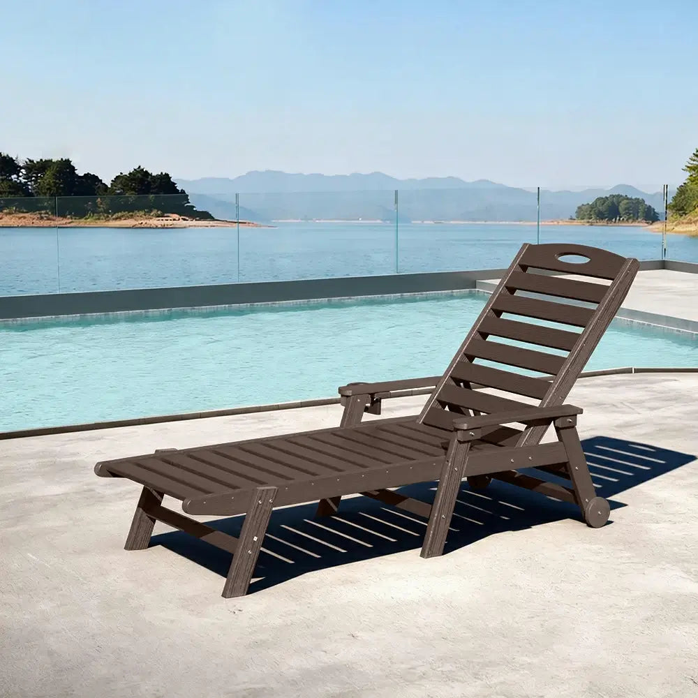 HDPE Patio Chaise Lounge