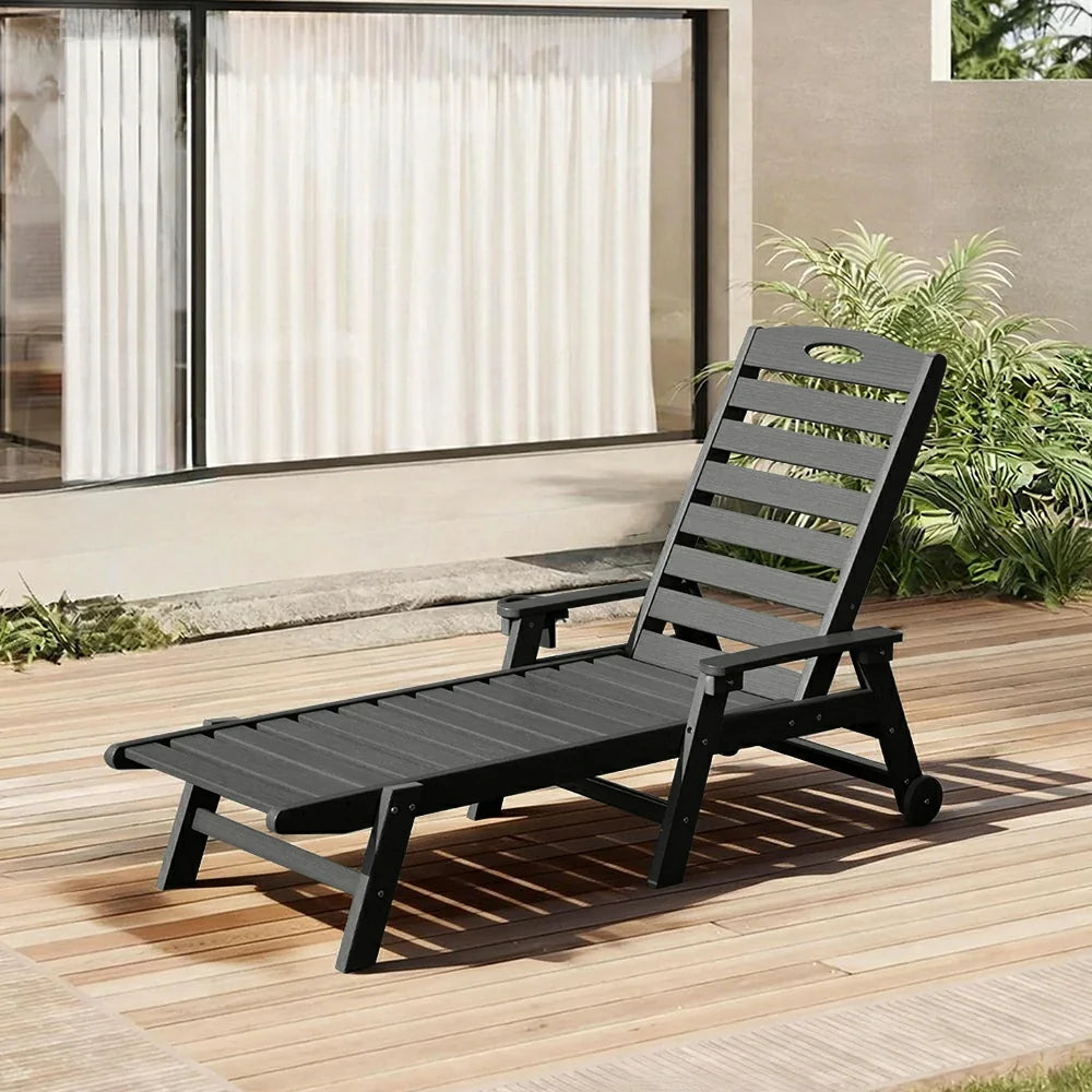 HDPE Patio Chaise Lounge
