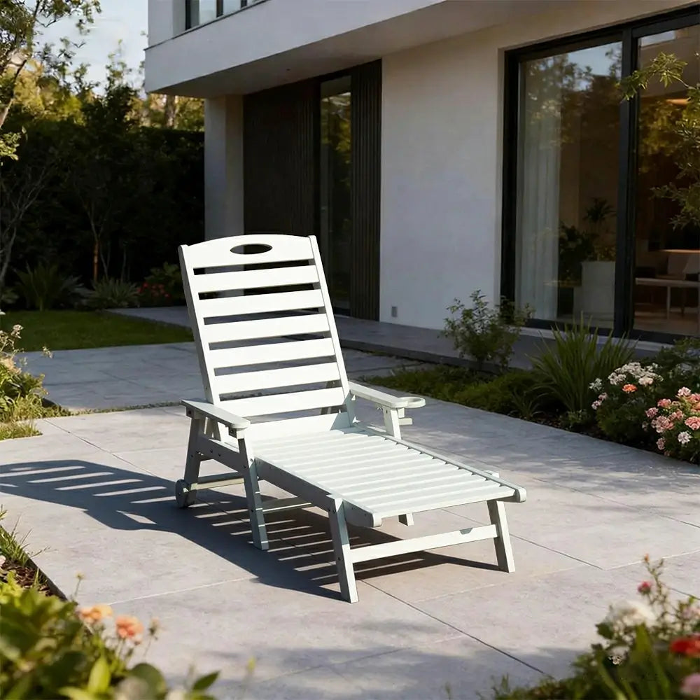 HDPE Patio Chaise Lounge