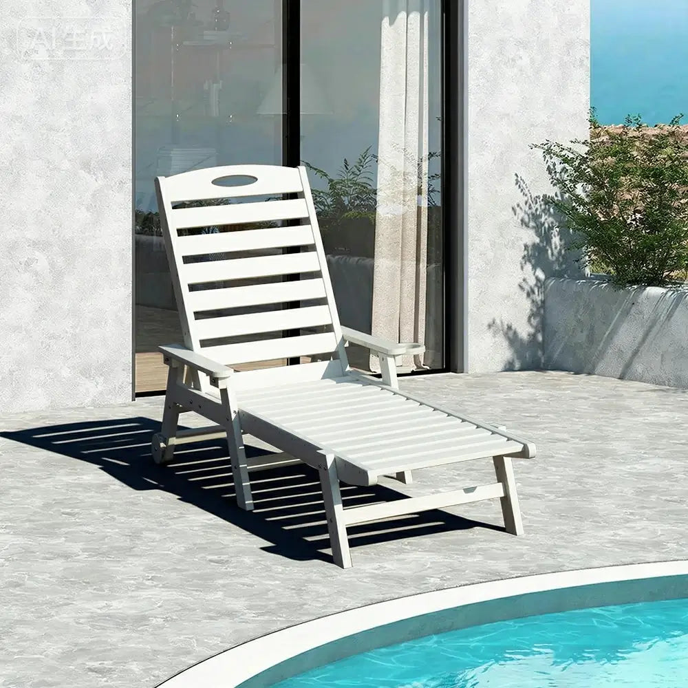 HDPE Patio Chaise Lounge