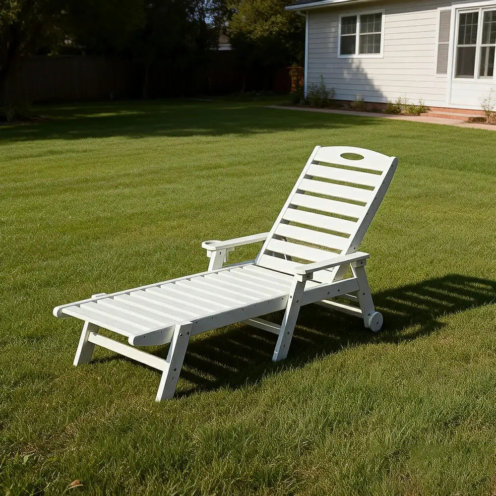 HDPE Patio Chaise Lounge