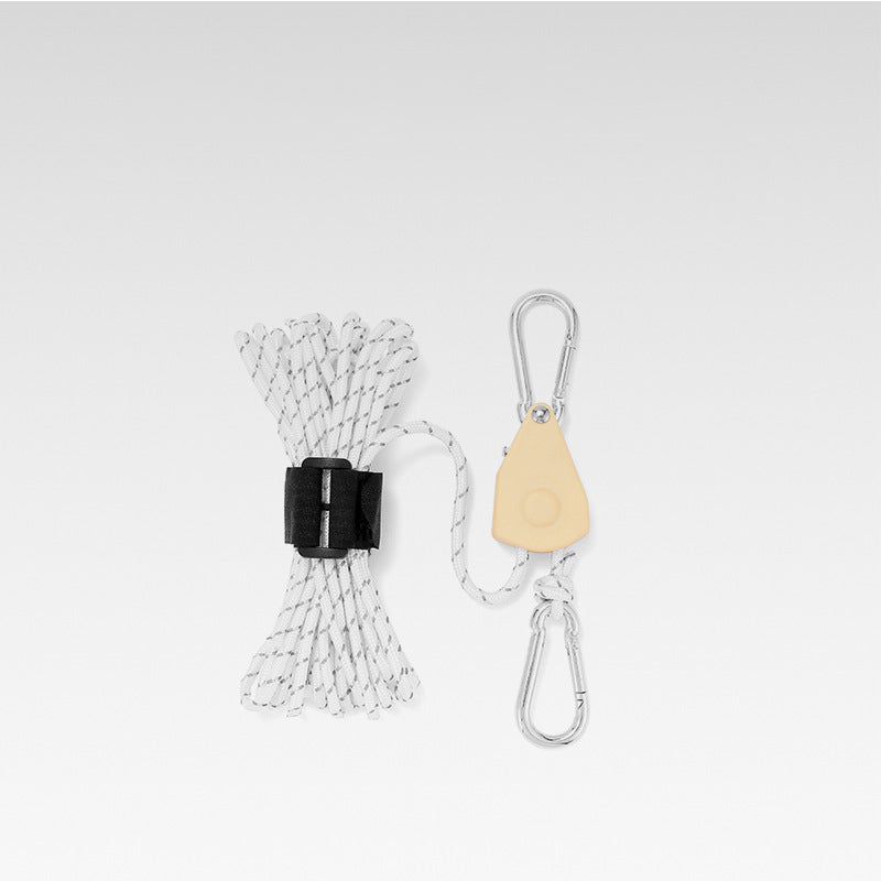 Knot-Free Pulley Tent Guy Rope Kit