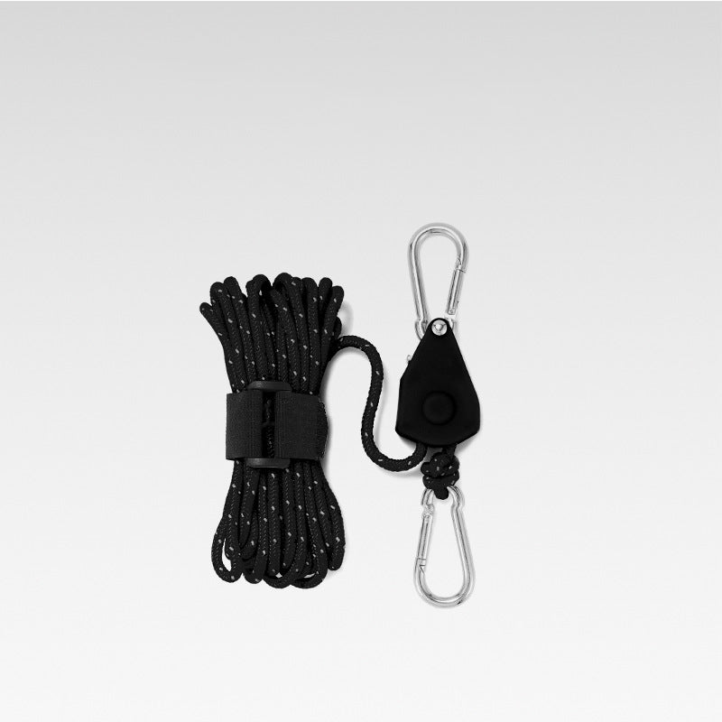 Knot-Free Pulley Tent Guy Rope Kit